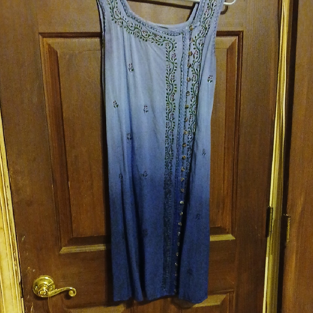 Elegant Blue Mini Dress